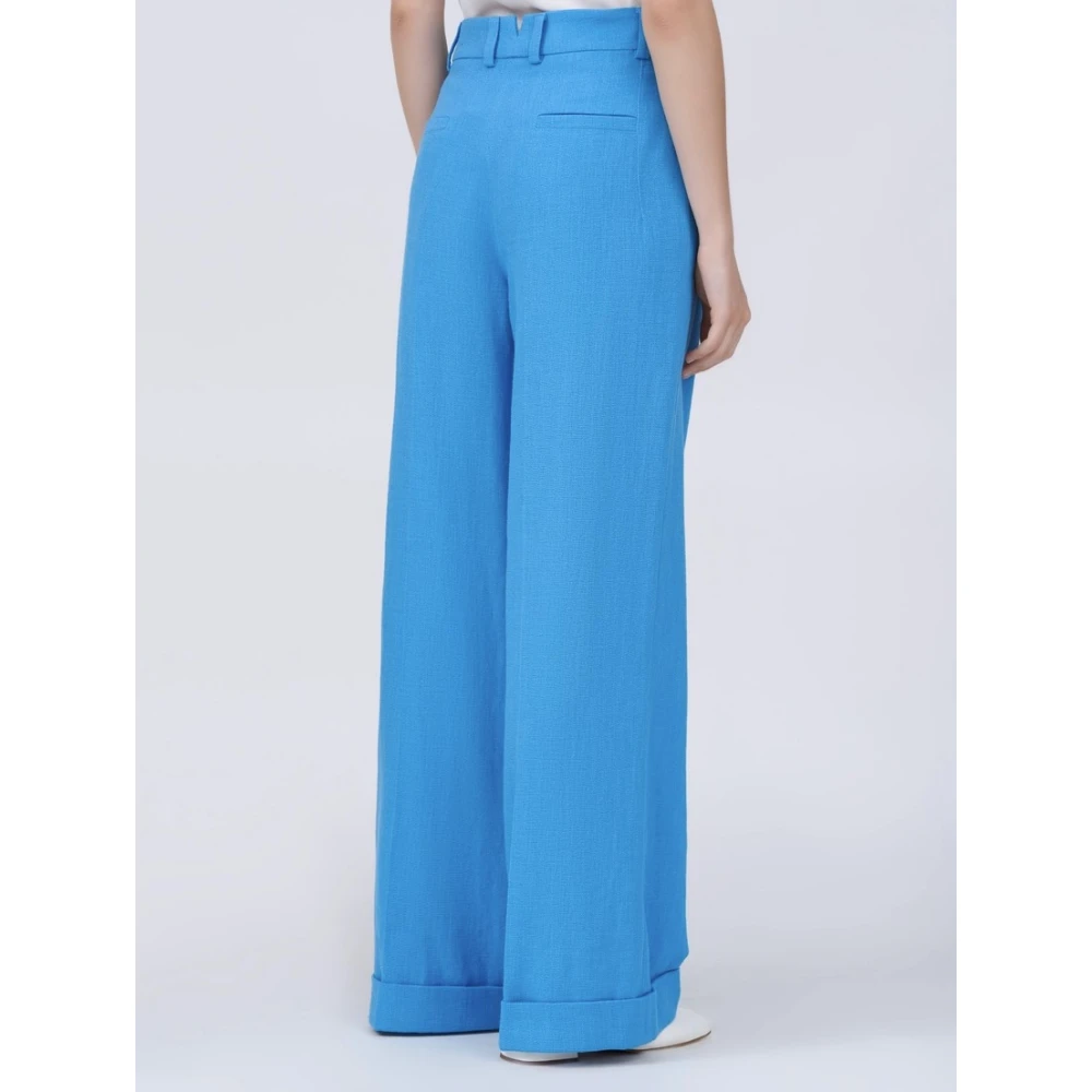 RIANI Rechte broek met splitten Blue Dames