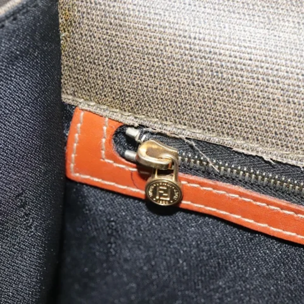Fendi Vintage Pre-owned Leather fendi-bags Brown Dames