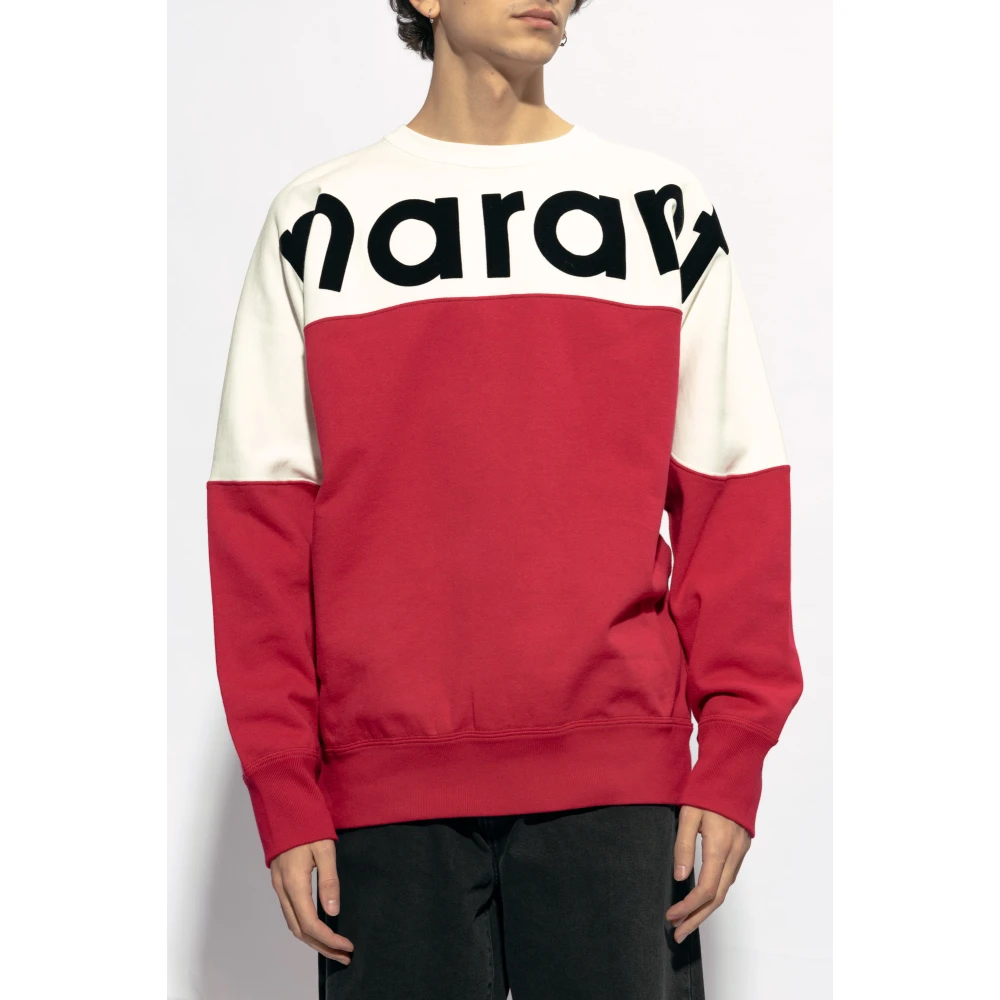 Isabel marant Howley sweatshirt Red Heren