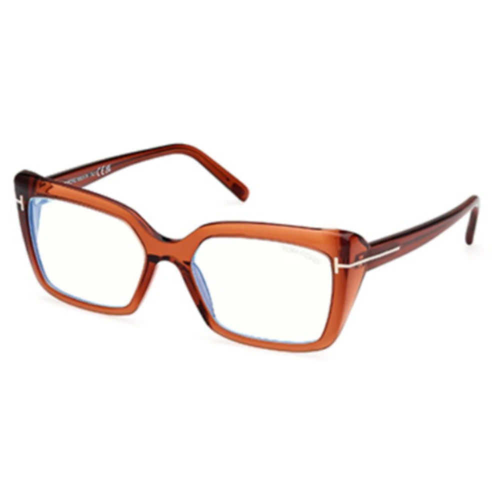 Tom Ford Stijlvolle Zwarte Zonnebril Red Unisex