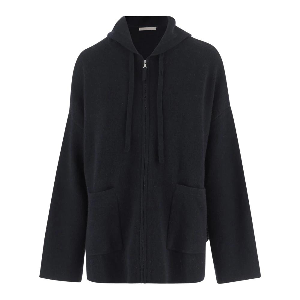 Allude Women's Blue Cashmere Blend Sweatshirt - Cardigans - M - Knitwear