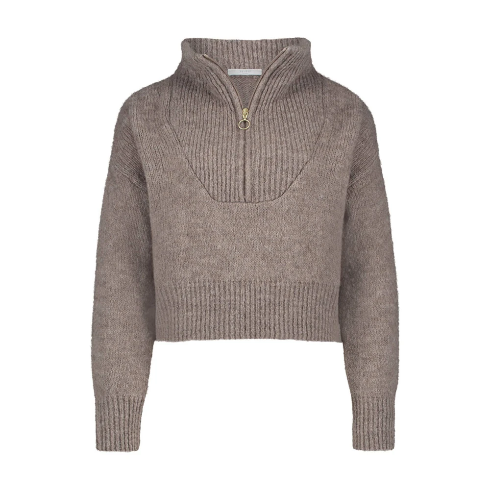 By-Bar Boxy Beau Pullover Beige Dames