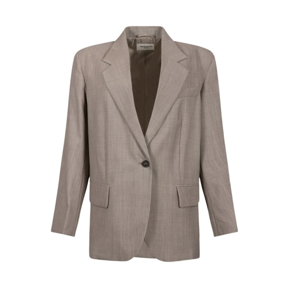 Weekend Max Mara Vrouw Bruin Jassen Dames, Xs, Blazers
