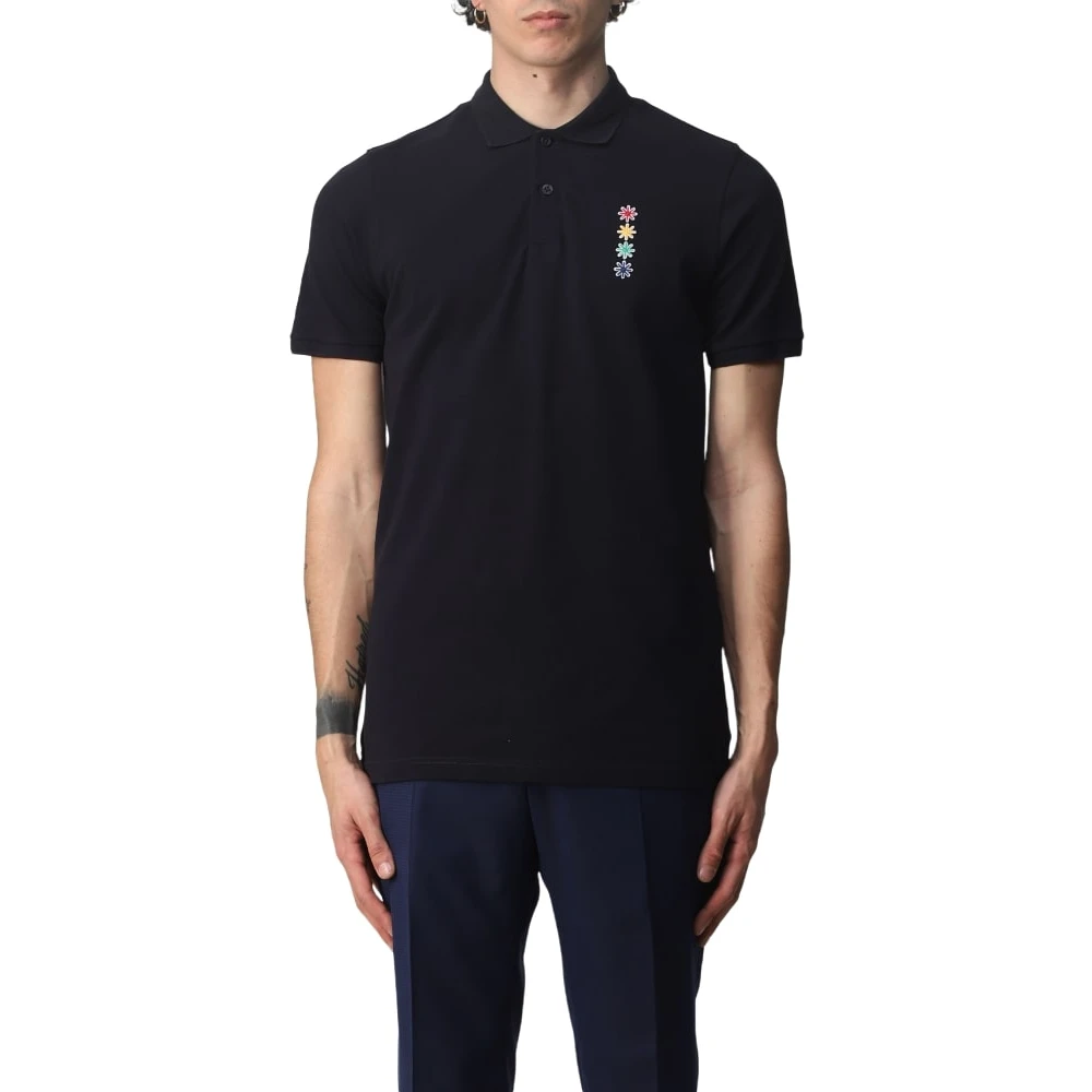 Manuel Ritz Polo Korte Mouw Blue Heren