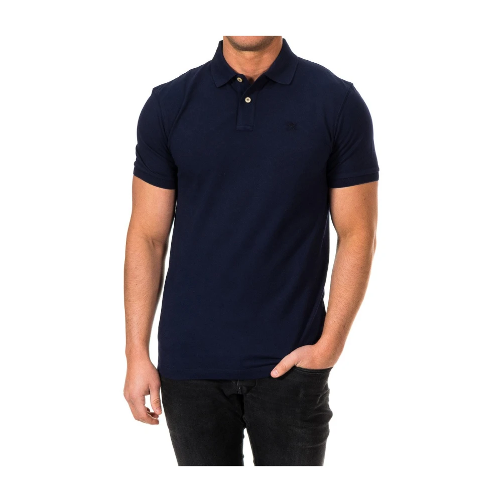 Hackett Men's Blue Polo Shirt - Polo Shirts - Xs - Tops