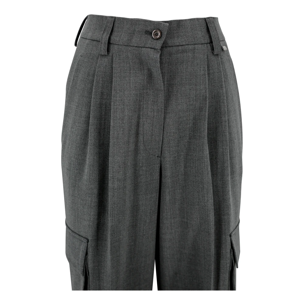 Herno Wijde Broek Gray Dames