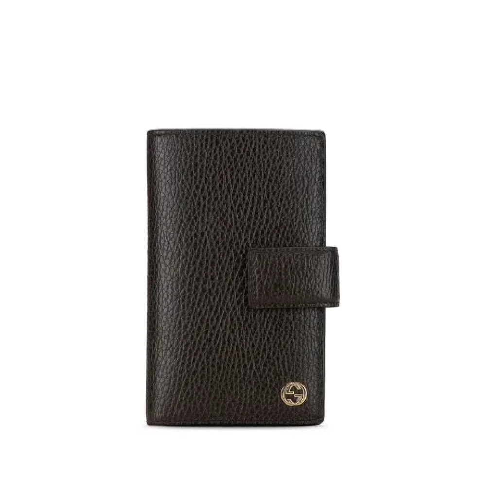 Gucci Vintage Pre-owned Leather wallets Brown Dames