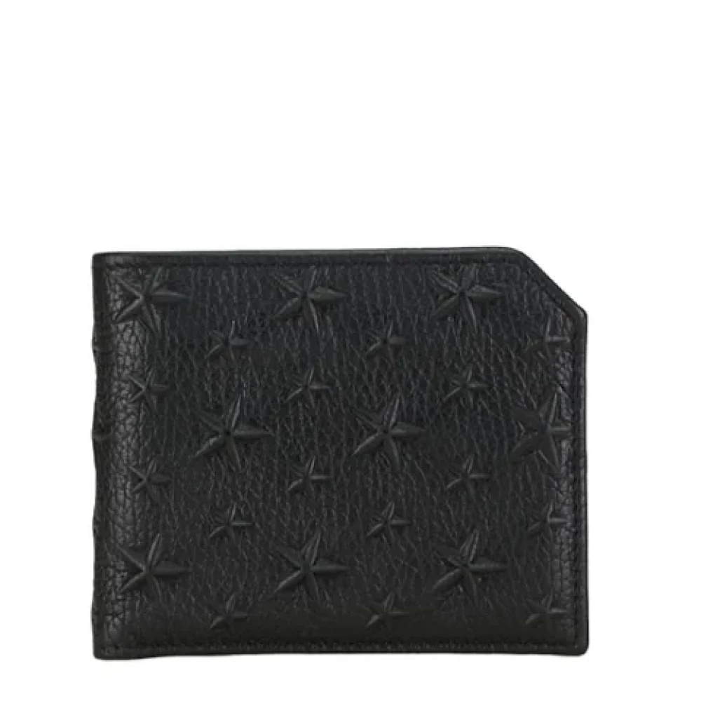 Jimmy Choo Pre-owned Leather wallets Black Dames