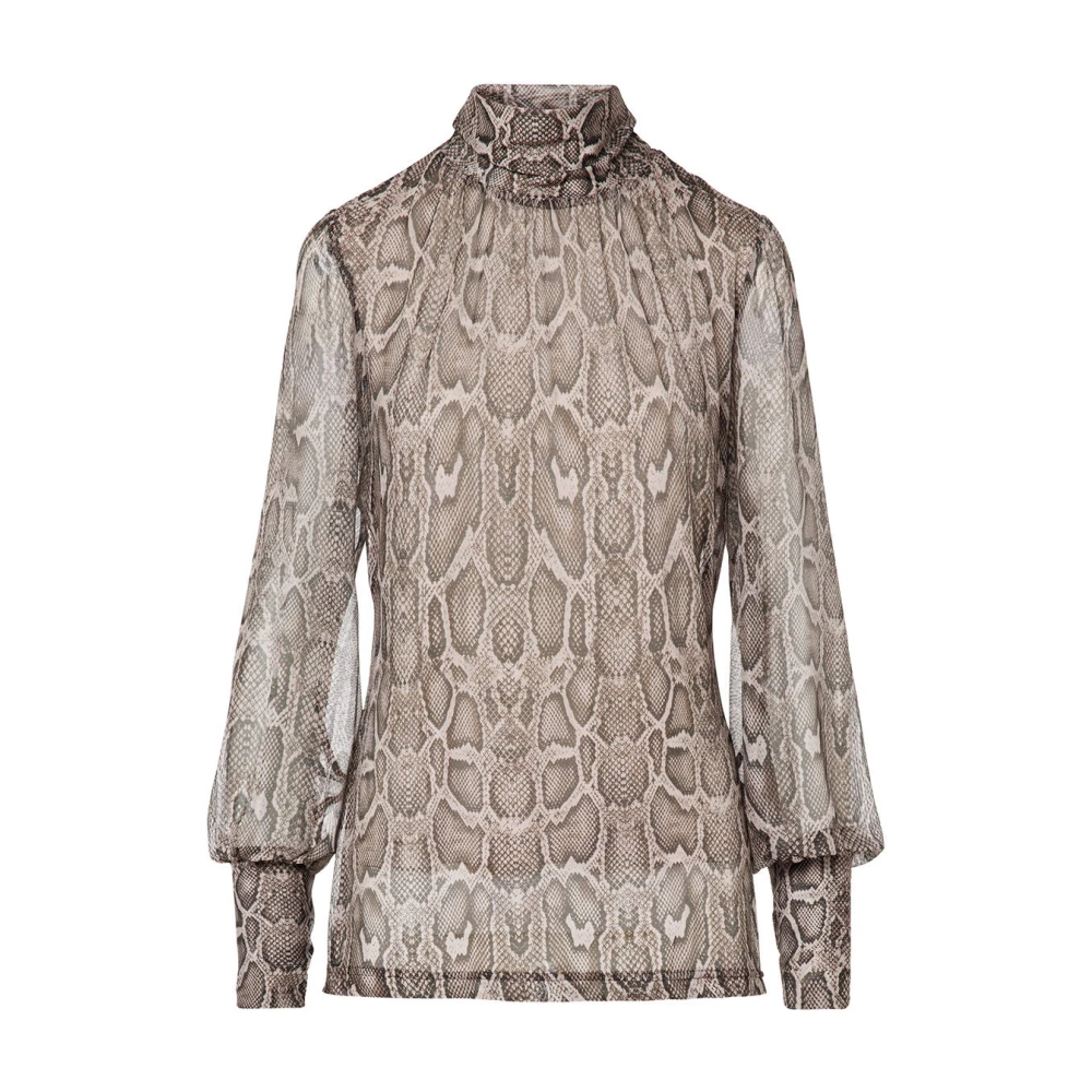 Beaumont Jazz Lange Mouw Top Beige Dames