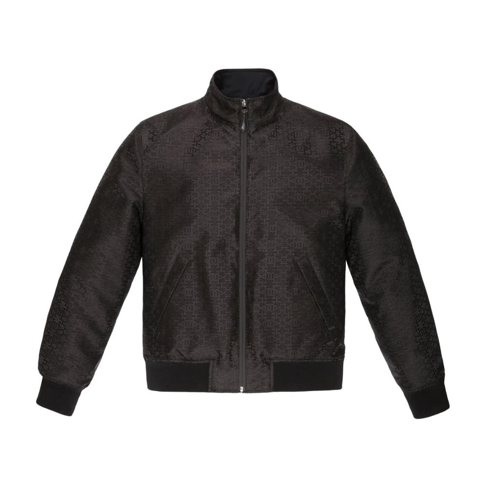 Bally Omkeerbare Logo Print Jas Black Heren