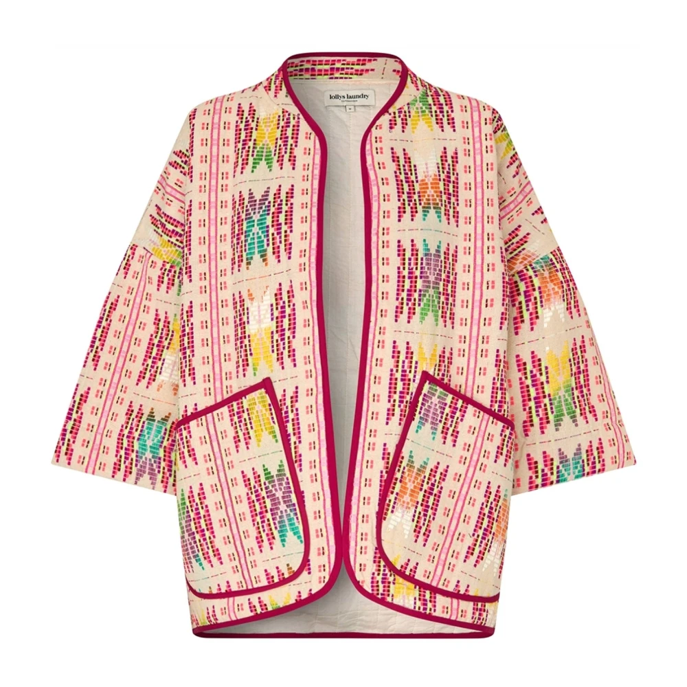 Lollys Laundry Women's Pink Kimono - Kimonos - Xl - Blouses & Shirts