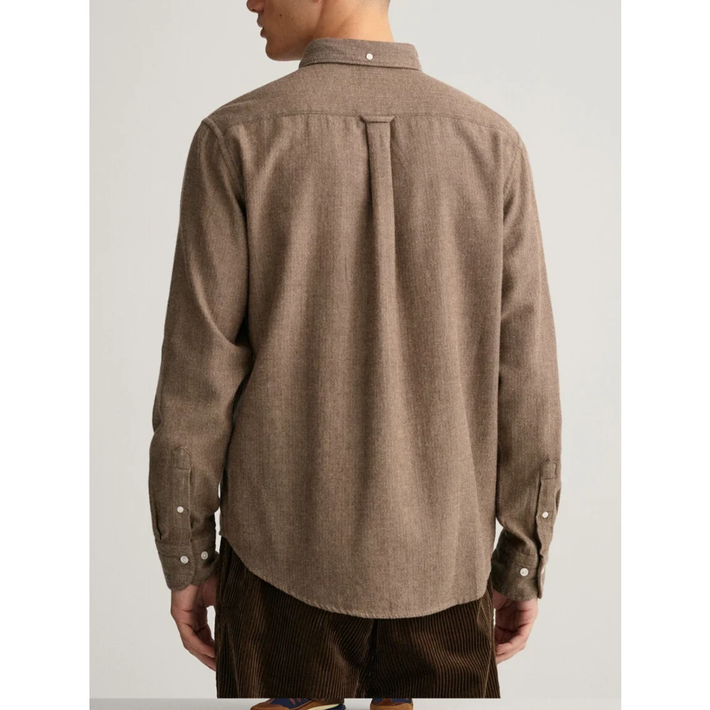 Gant Casual Overhemdencollectie Brown Heren