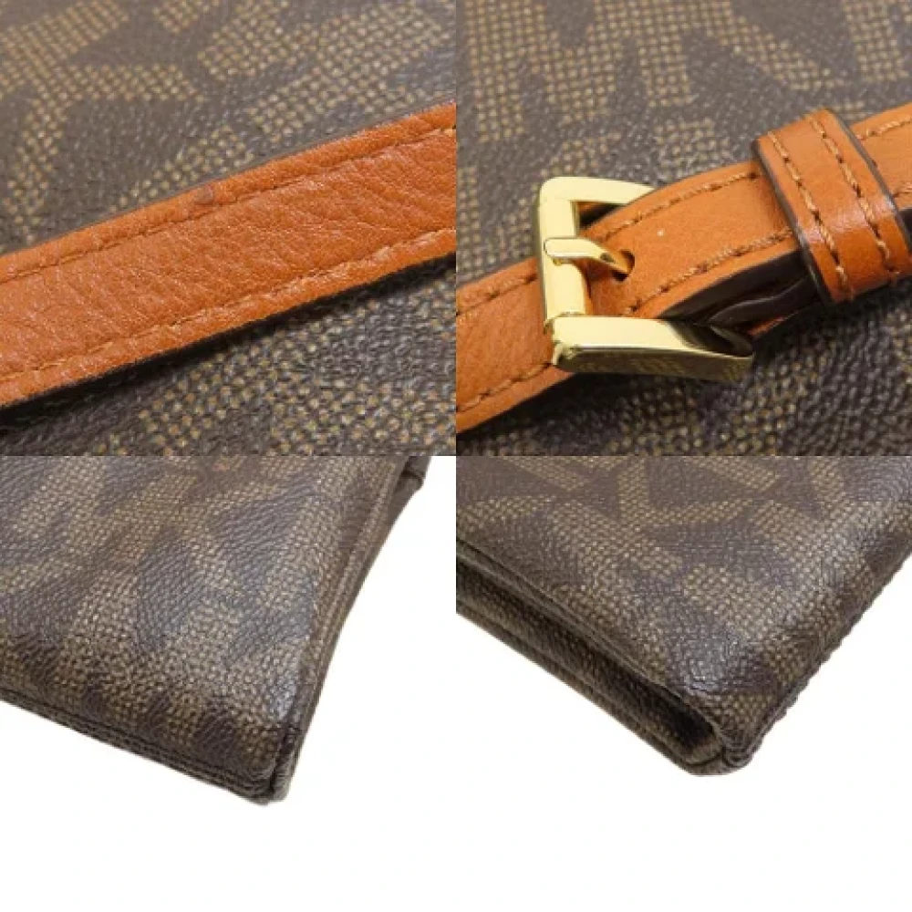 Michael Kors Pre-owned Fabric shoulder-bags Brown Dames