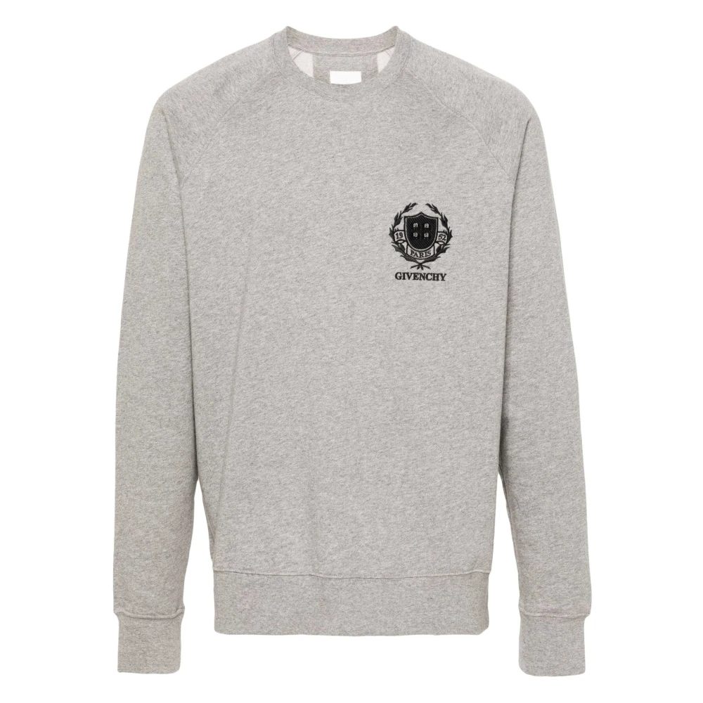Givenchy Crest slim fit sweatshirt Gray Heren
