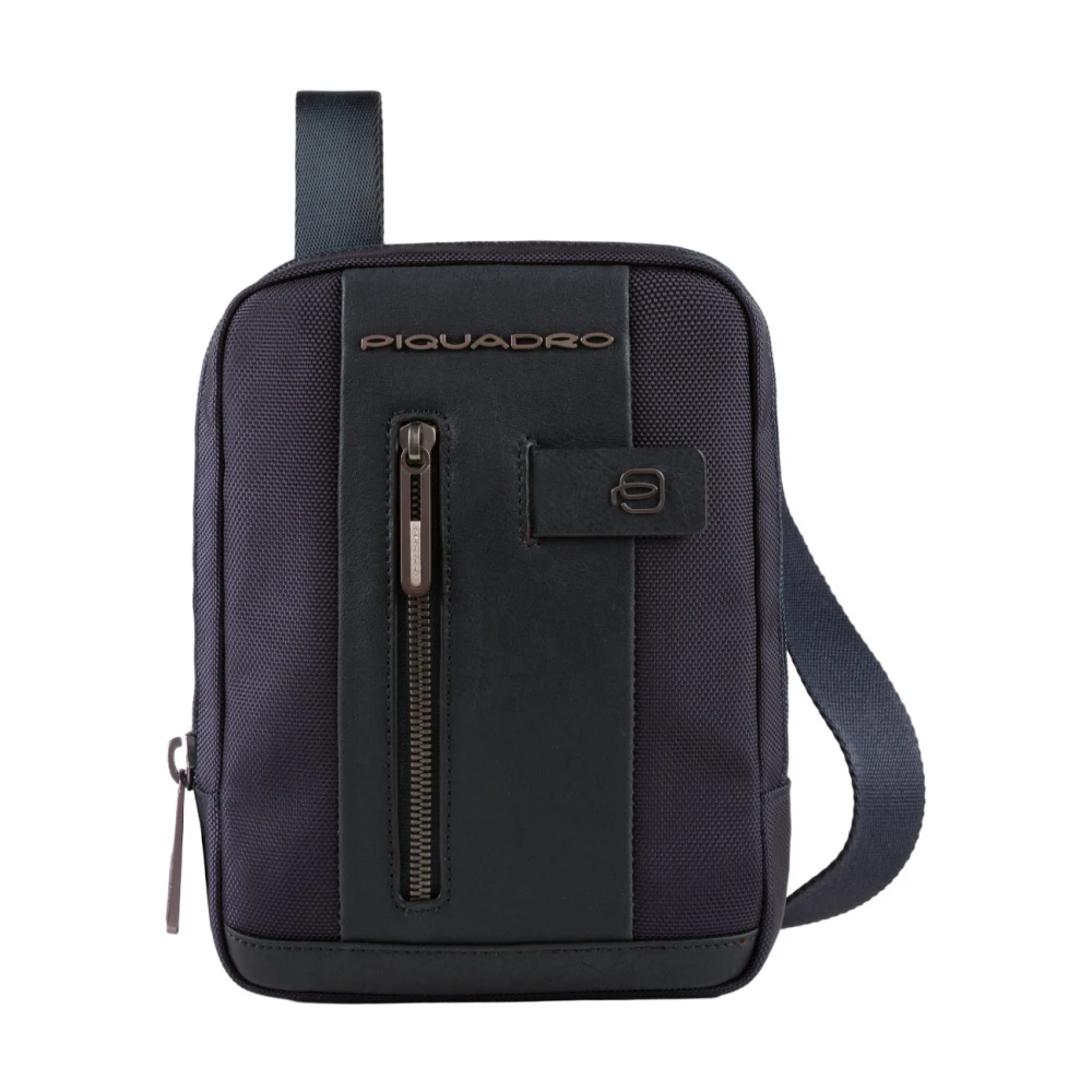 Piquadro Men's Blue Cross Body Messenger, One Size, Cross Body Bags