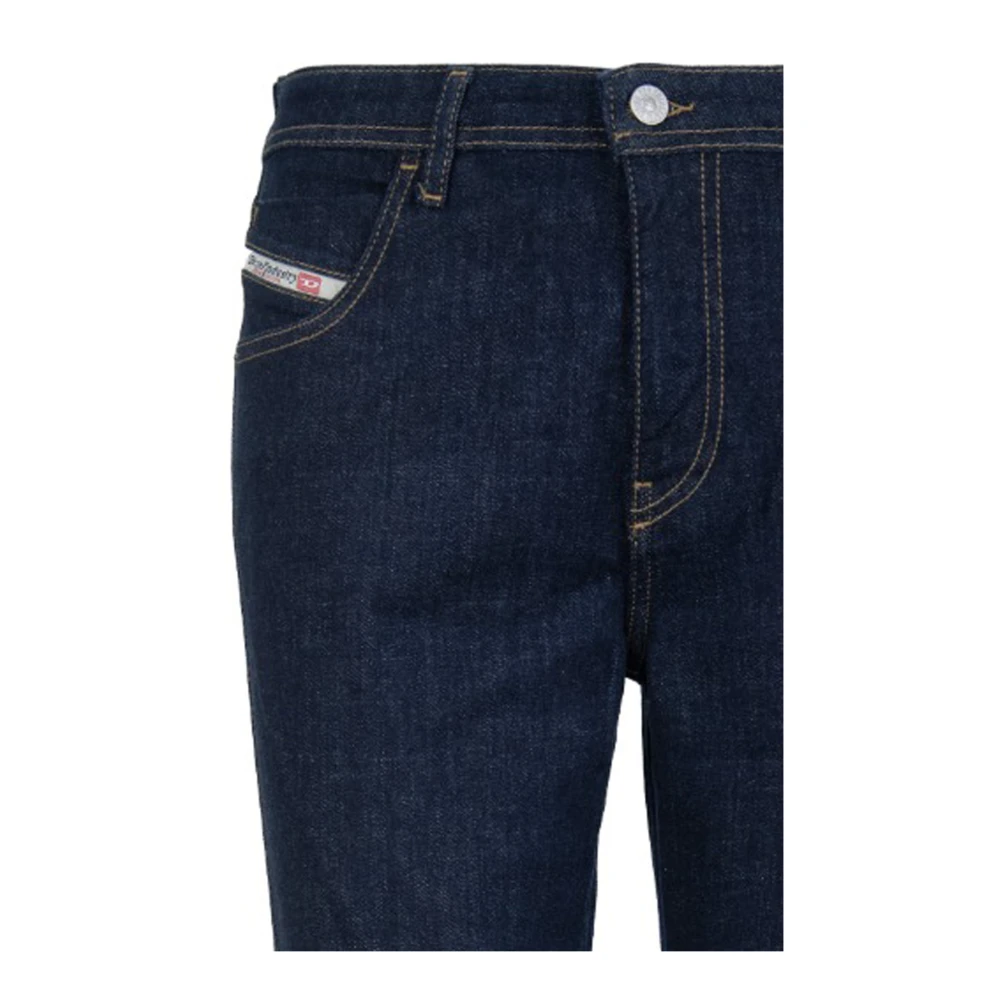 Diesel Damesjeans met knoop en rits Blue Dames