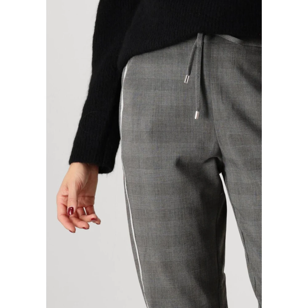 MOS MOSH Elegante Antraciet Pantalon voor Dames Gray Dames