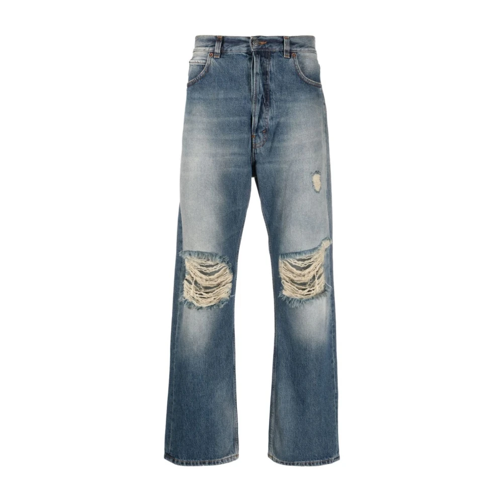Haikure Louise Mid Blue L0744 Straight Jeans Blue Heren