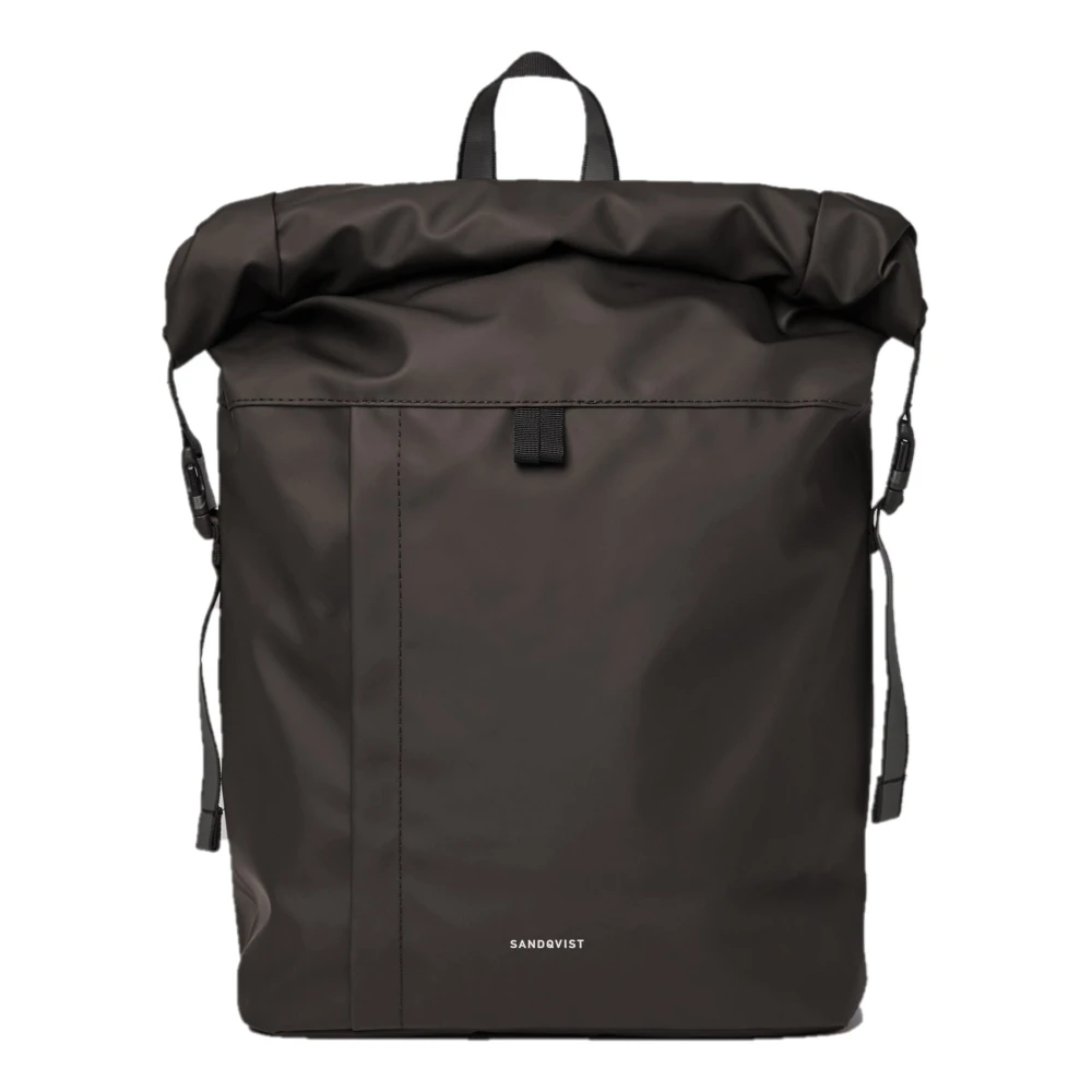 Sandqvist Unisex Brown Stream Rolltop Backpack