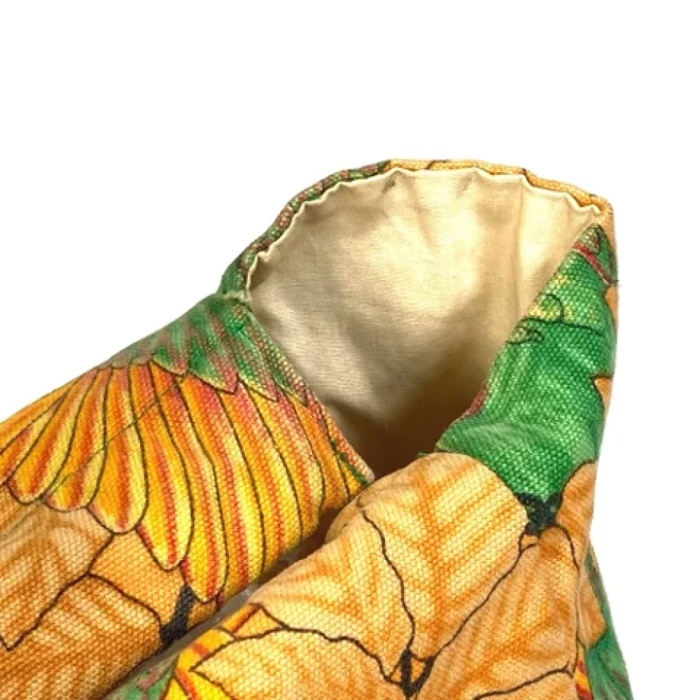 Hermès Vintage Pre-owned Fabric shoulder-bags Orange Dames