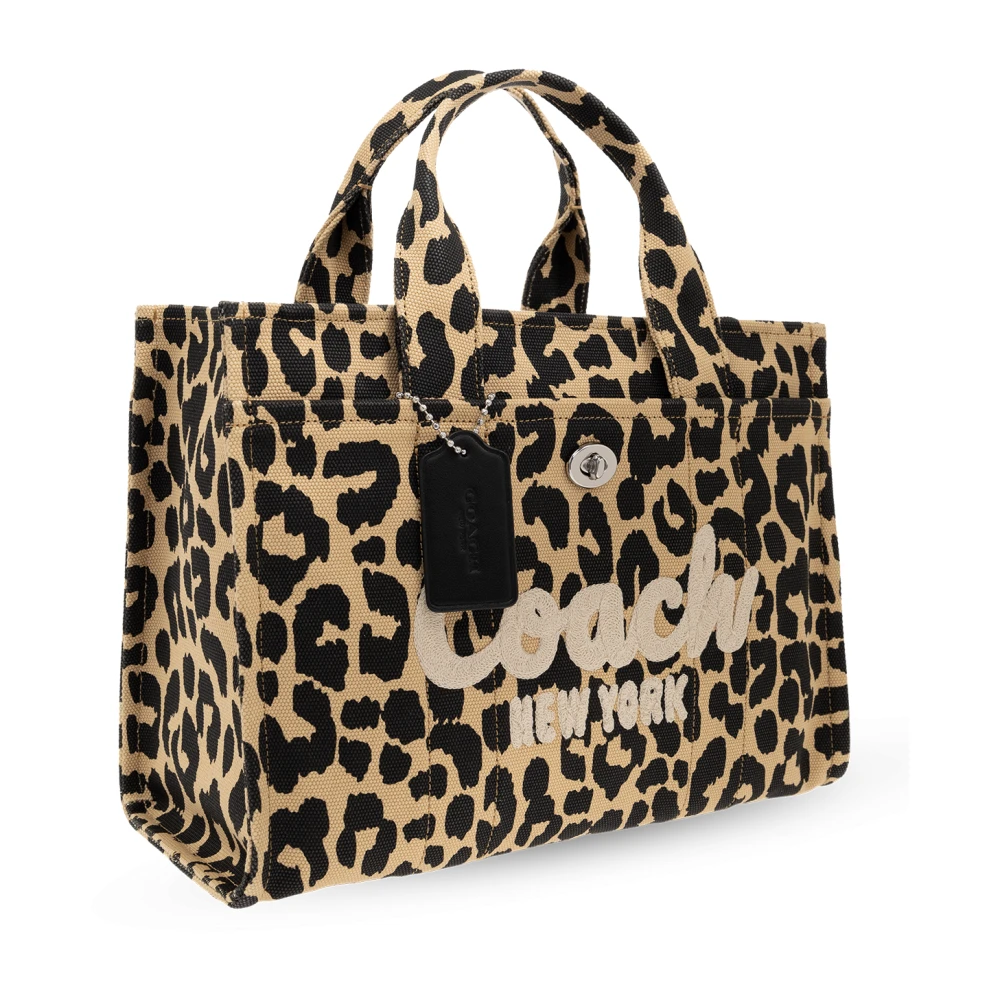 Coach Shopper tas met logo Beige Dames