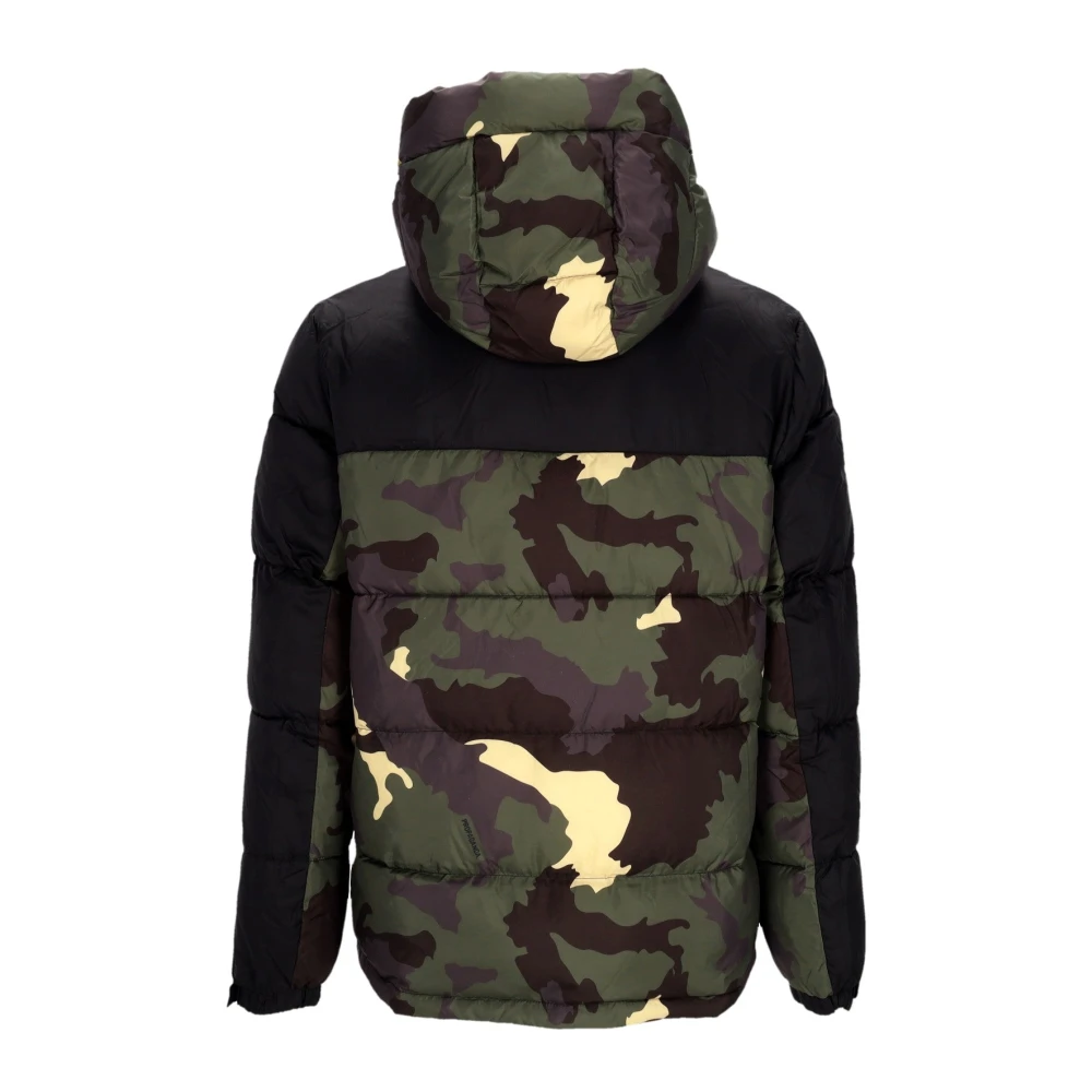 Propaganda Camo Puffer Down Jas Rits Capuchon Multicolor Heren