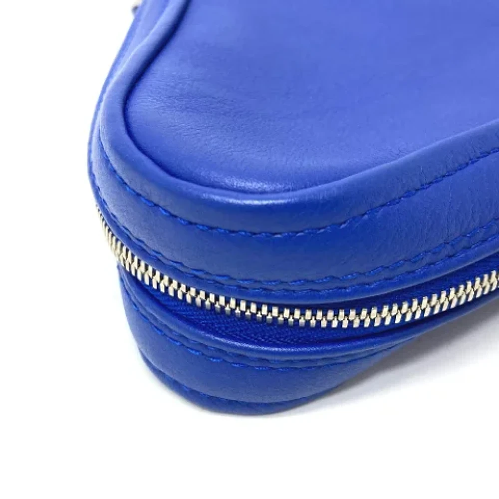 Balenciaga Vintage Pre-owned Leather balenciaga-bags Blue Dames