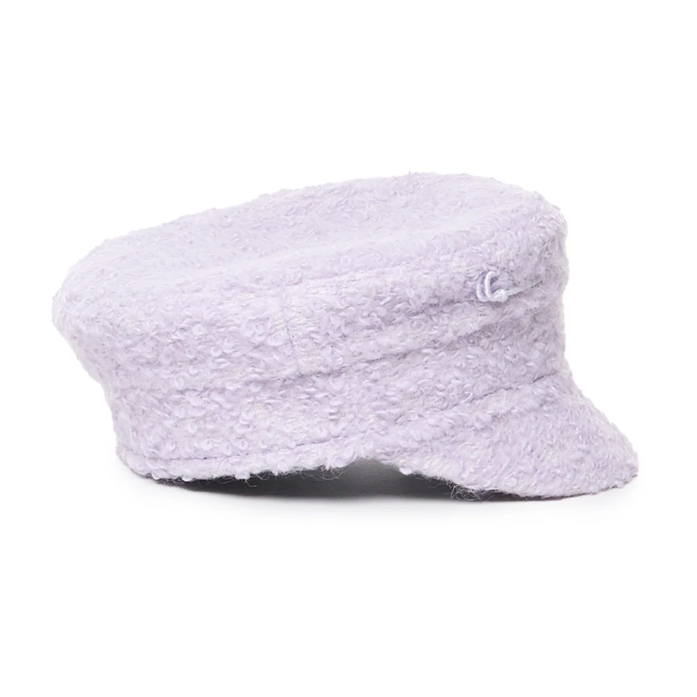 Ruslan Baginskiy Lila Teddy Look Wol Hoed Purple Dames
