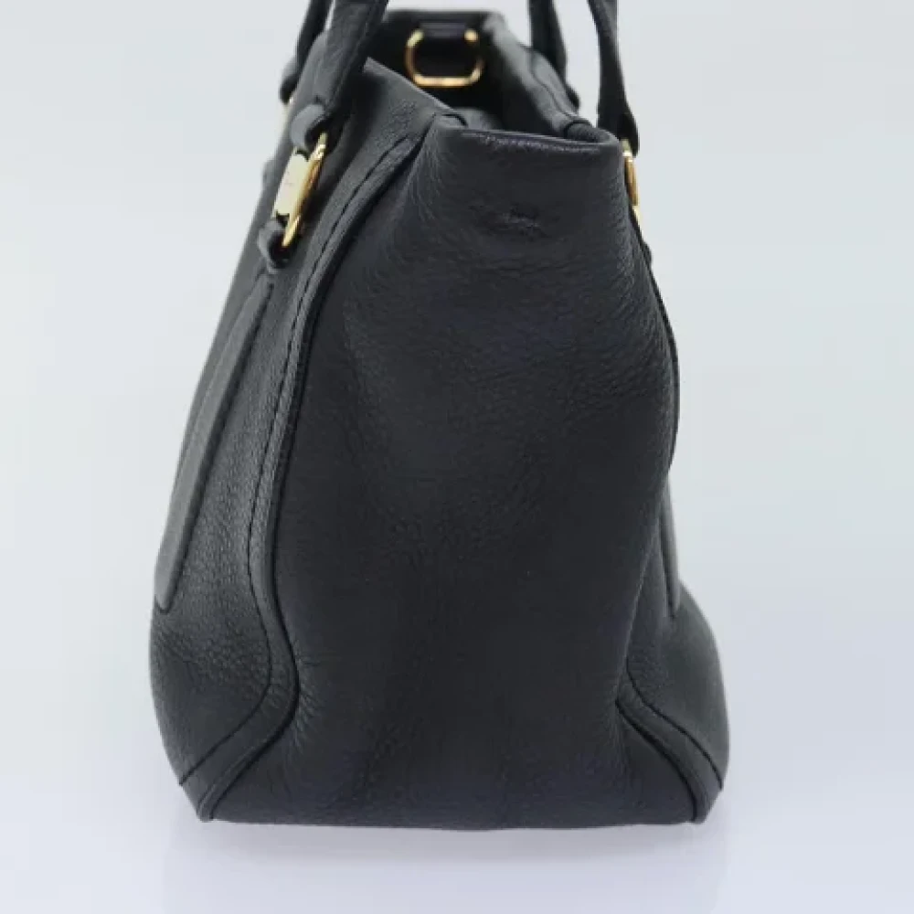 Salvatore Ferragamo Pre-owned Leather handbags Black Dames