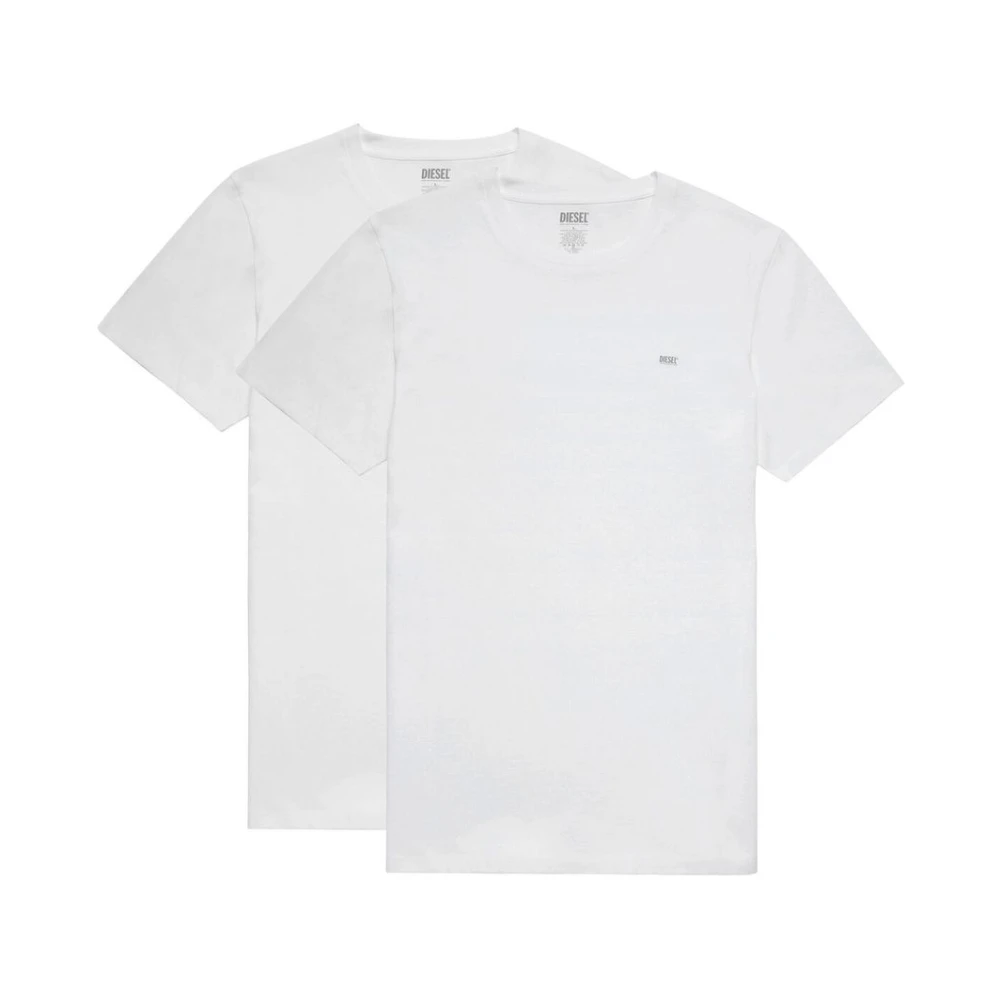 Diesel Korte Mouw T-shirt White Heren