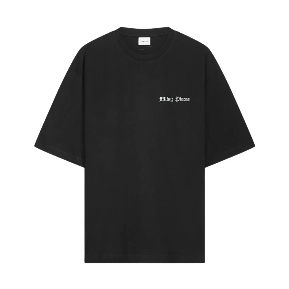 Filling Pieces T-shirt Chrome Flower Black Heren