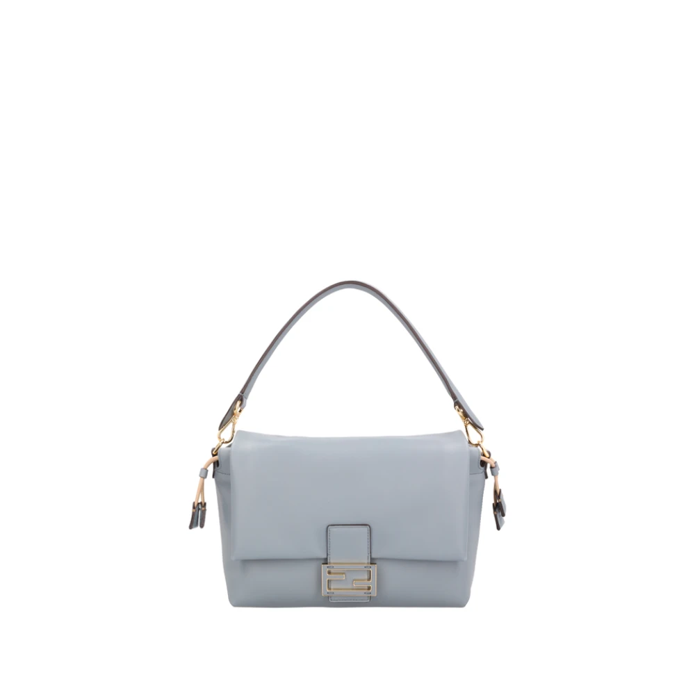 Fendi Women's Blue Mamma Baguette Medium - Cross Body Bags - One Size - Bags
