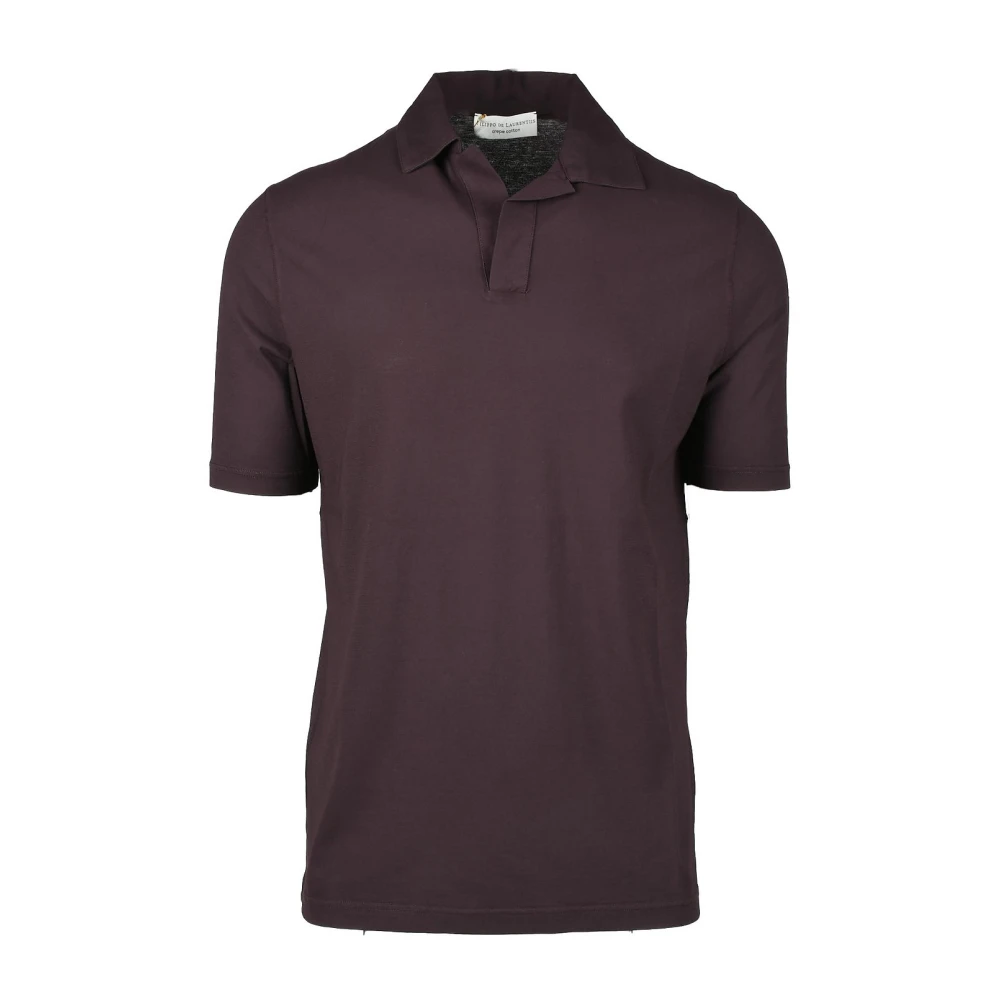 Filippo De Laurentiis Katoenen Polo Shirt Blue Heren