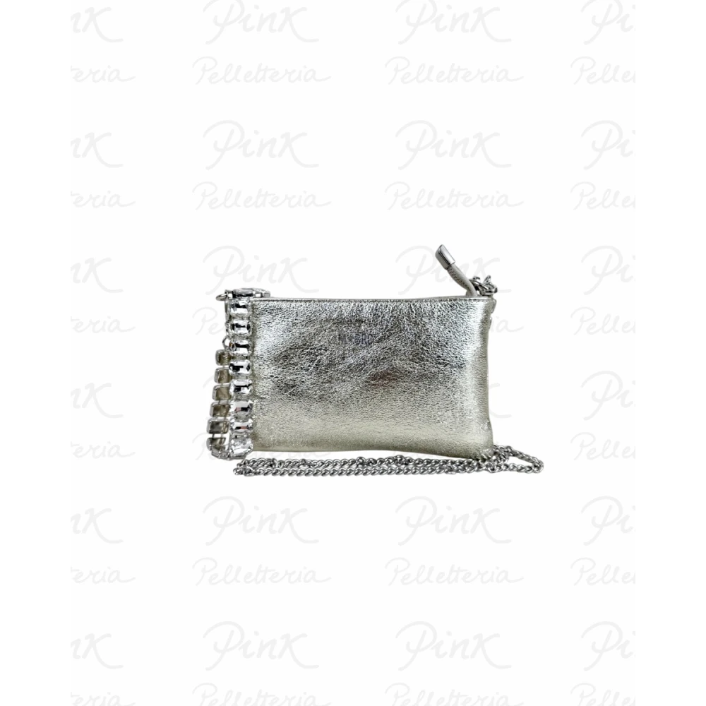 M*Brc Women's Yellow Cross Body Bags, One Size, Strass Pochette H288