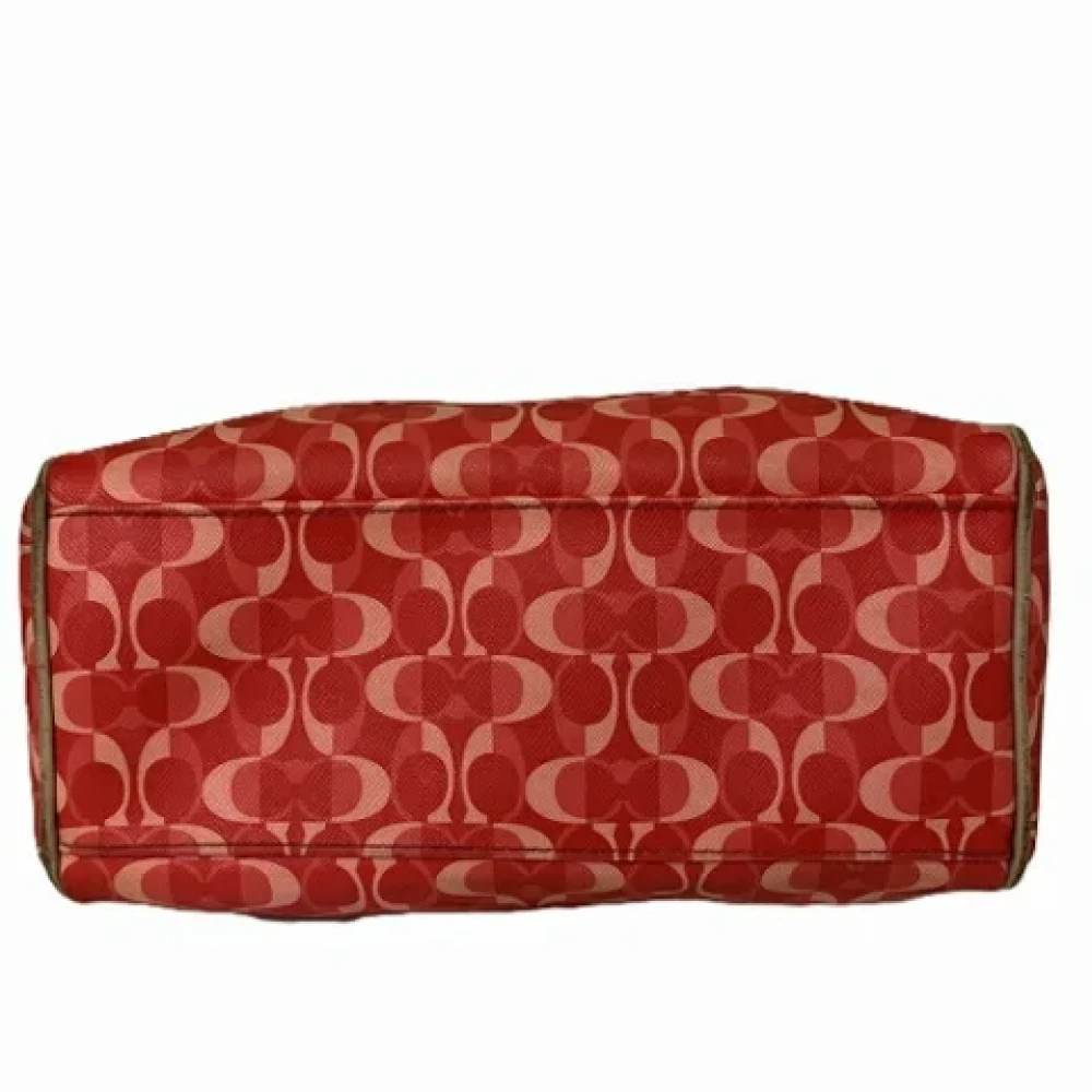 Coach Pre-owned Fabric handbags Pink Dames