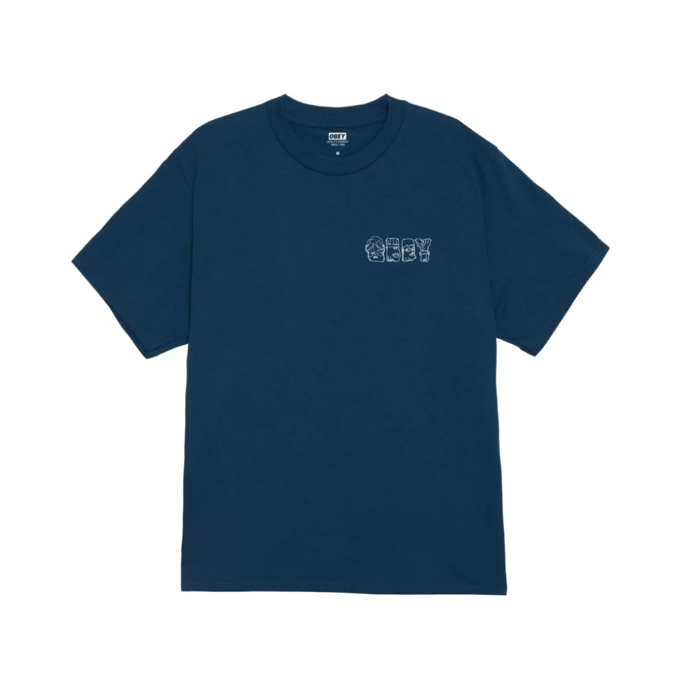 Obey - Tops > T-Shirts - Blue - Obey - Modalova