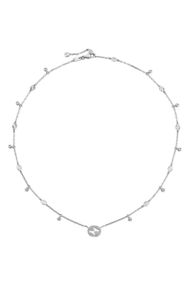 18kt Vitguld och Diamant Halsband