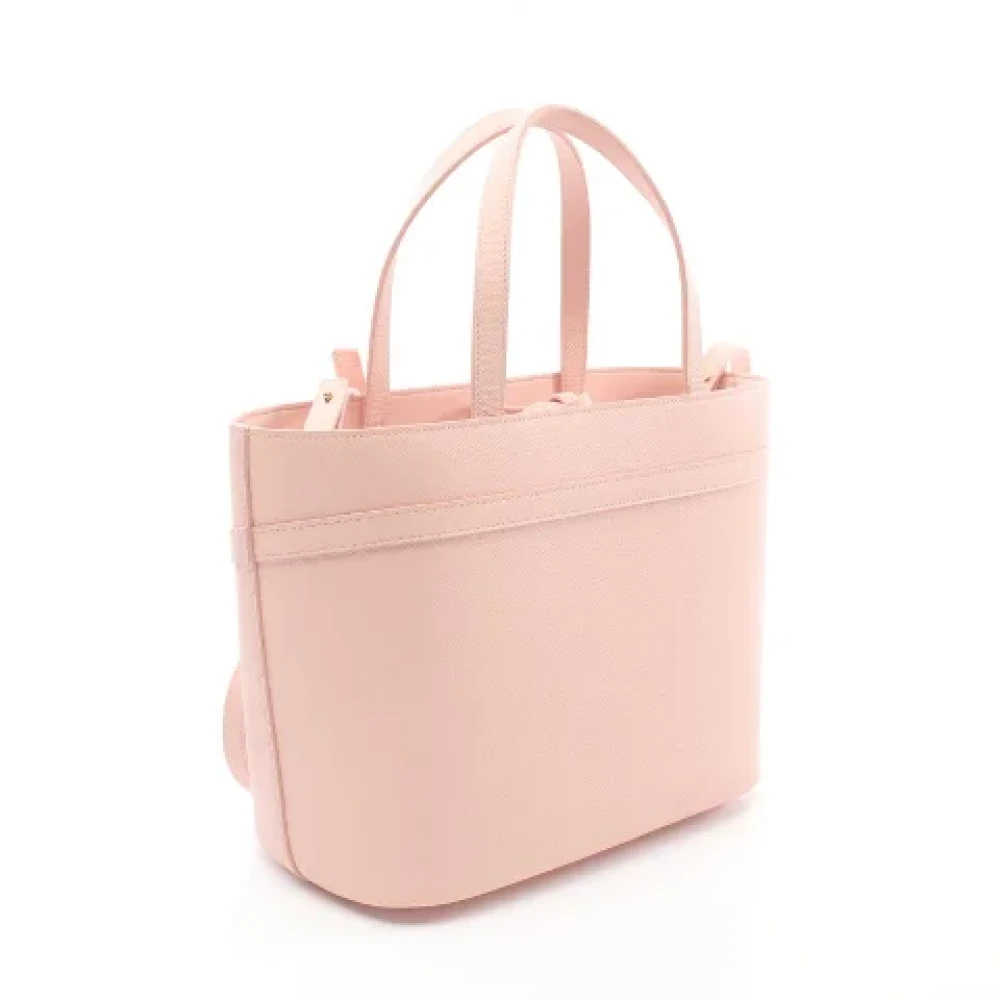 Salvatore Ferragamo Pre-owned Leather handbags Pink Dames