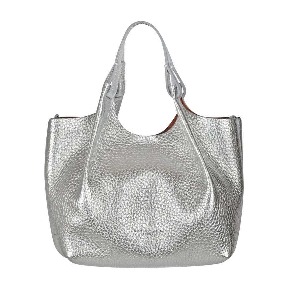 Gianni Chiarini Dubbele leren handtas Dua model Gray Dames