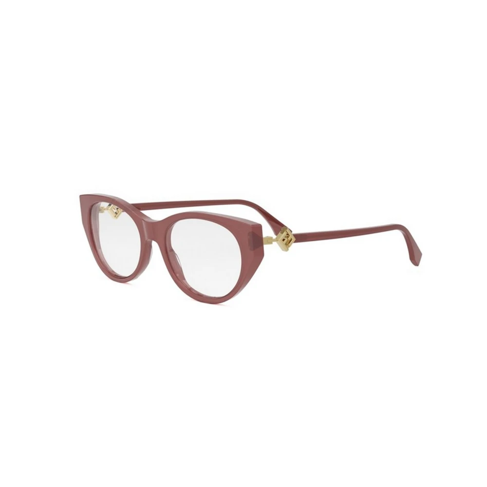 Fendi Premium Diamond Glasses With Top-Notch Service - Female - Glasses - Red - 53 Mm - Accessories