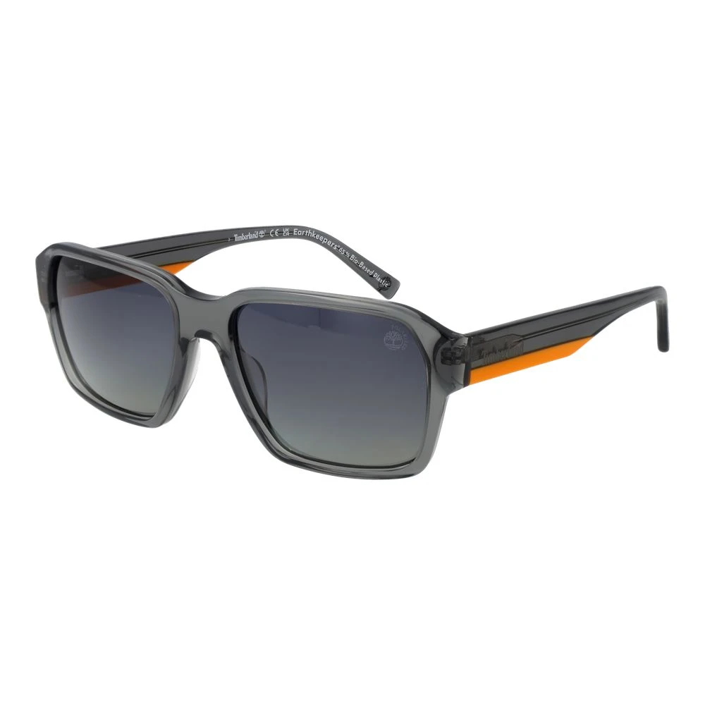 Timberland Men's Blue Sunglasses, One Size, Polarized Grey Sunglasses Lenses