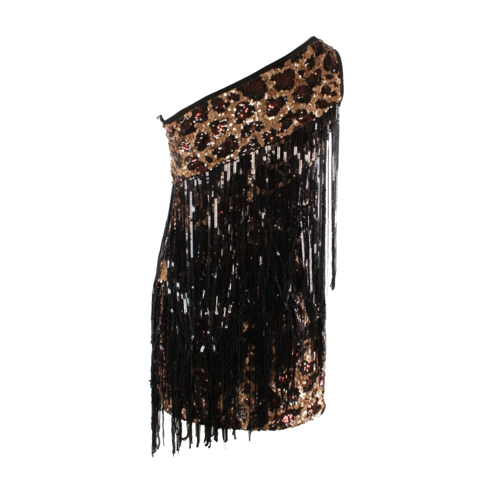 pinko Bruine Jurk van Polyamide Materiaal Brown Dames