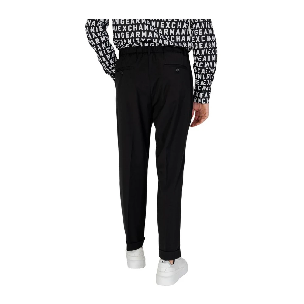 Antony Morato Slim Fit Polyester Blend Broek Black Heren
