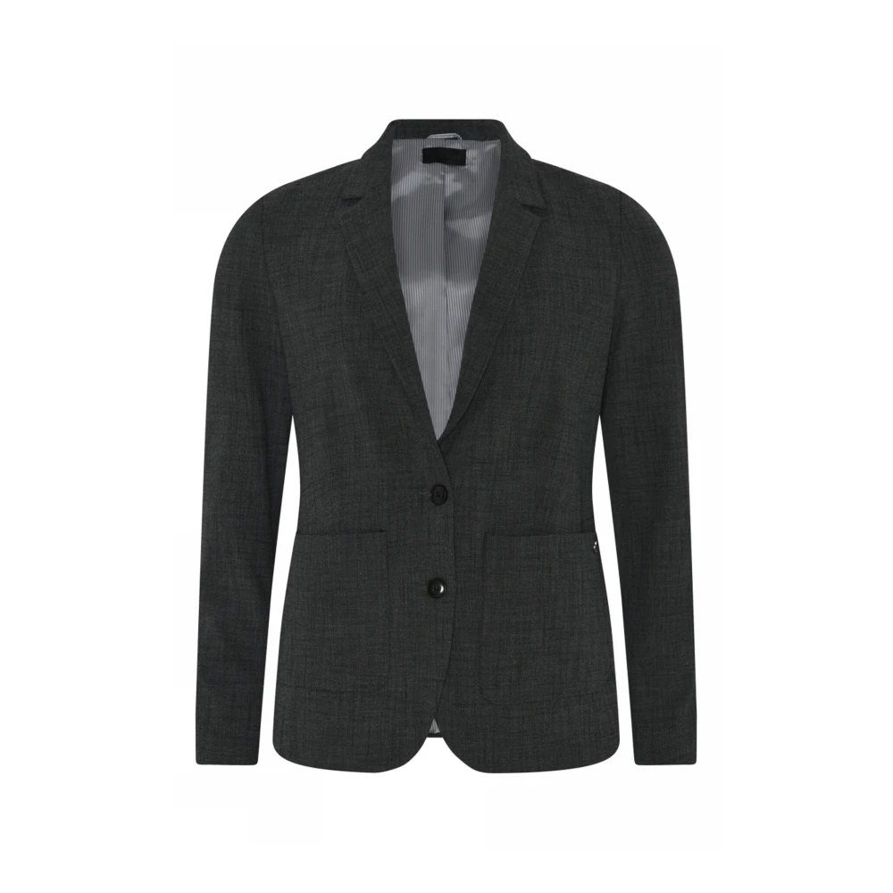 C.Ro Klassieke Blazer met Grote Zijzakken Gray Dames