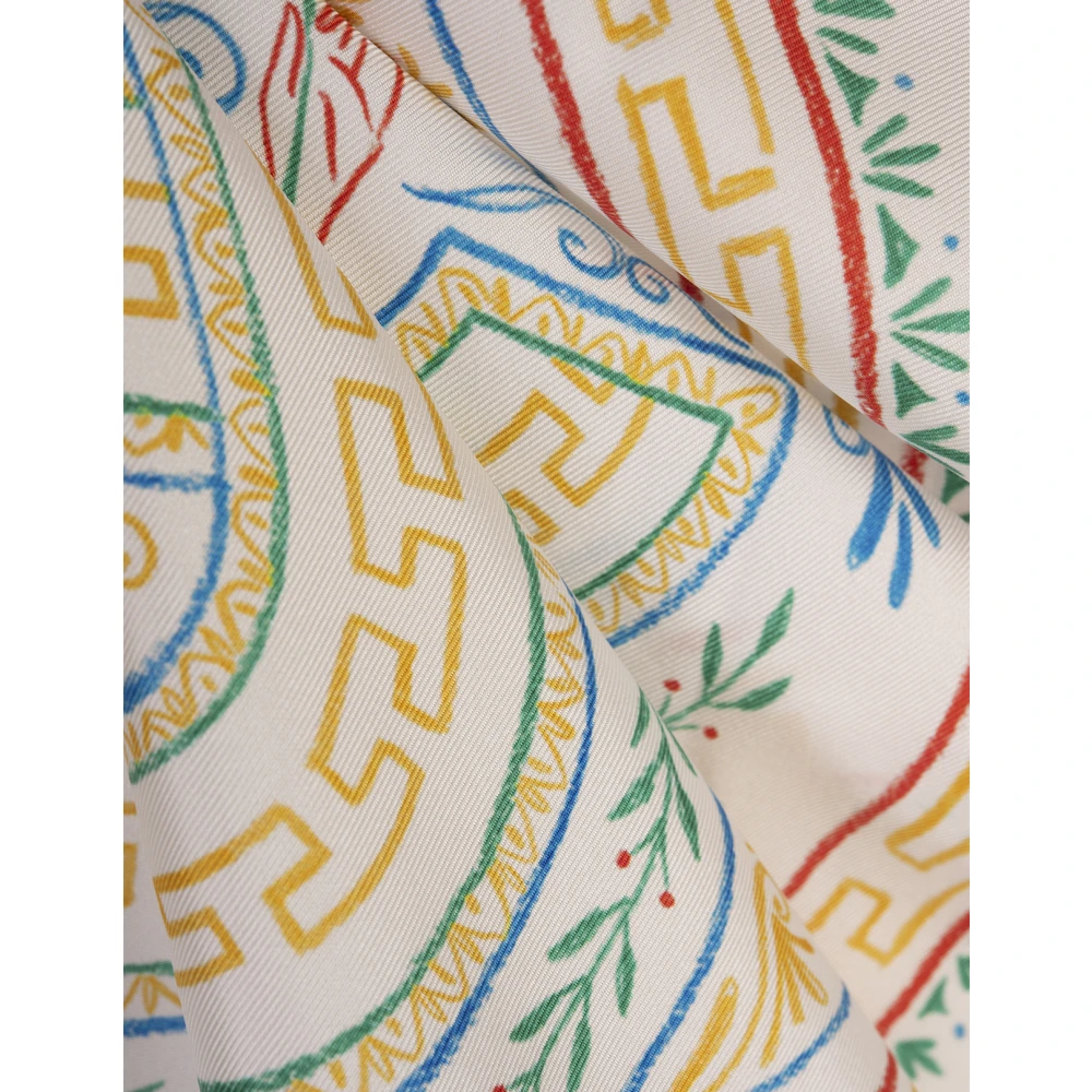 Casablanca Multicolor Zijden Crayon Vaas Shirt Multicolor Dames