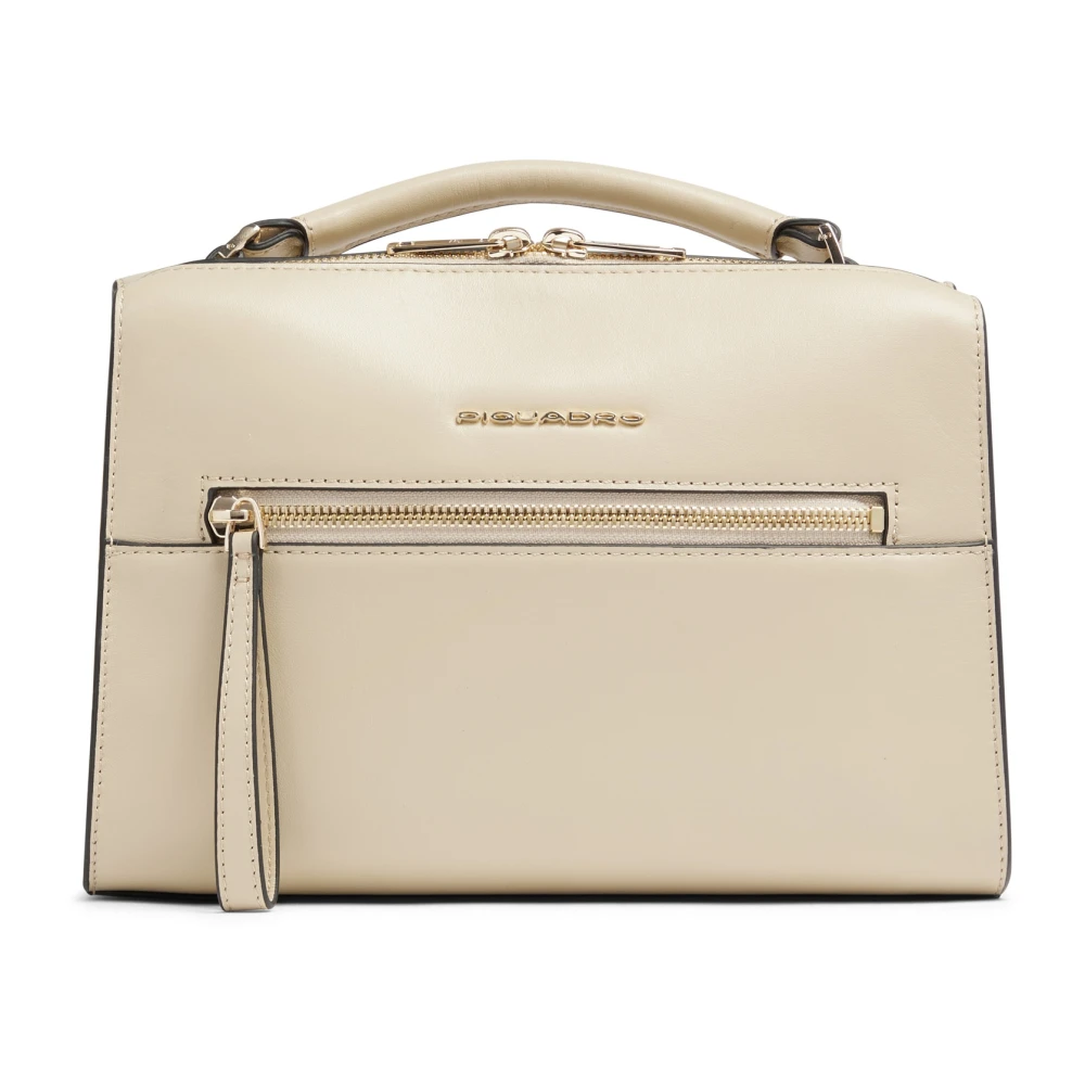 Piquadro Vrouw Beige Tassen Dames, One Size, Katoen, Bd 6954W140 Tas Voor I Pad Mini