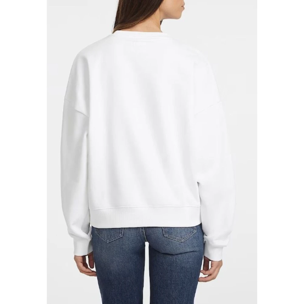 Guess Dames Logo Sweater White Dames