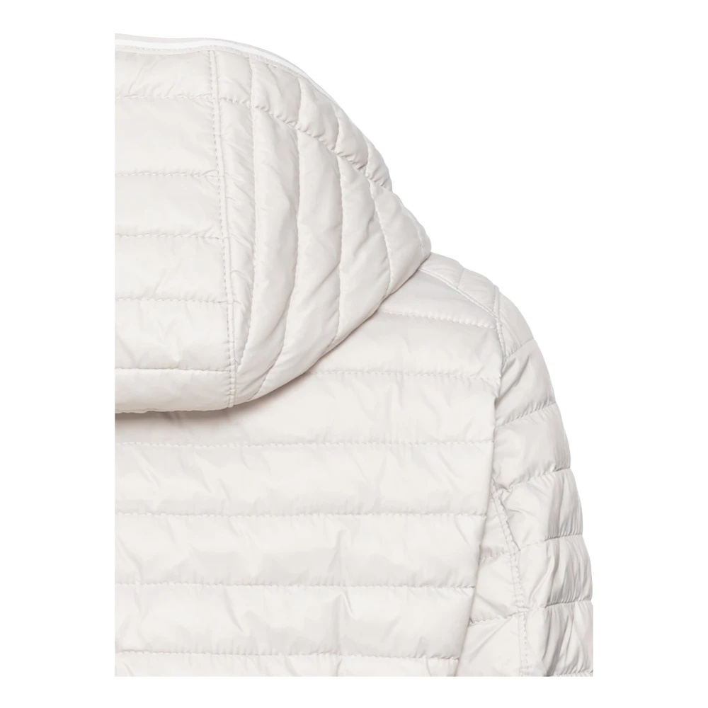 camel active Gewatteerde jas met capuchon White Dames