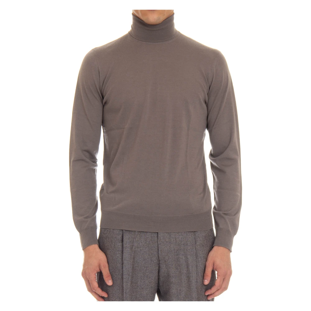 Drumohr Extrafijne wol coltrui trui Gray Heren