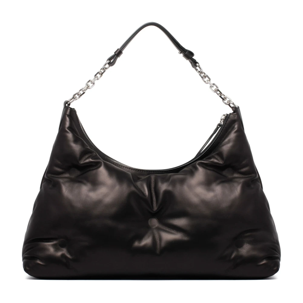 Maison Margiela Glam Slam Schoudertas in Zwart Black Dames
